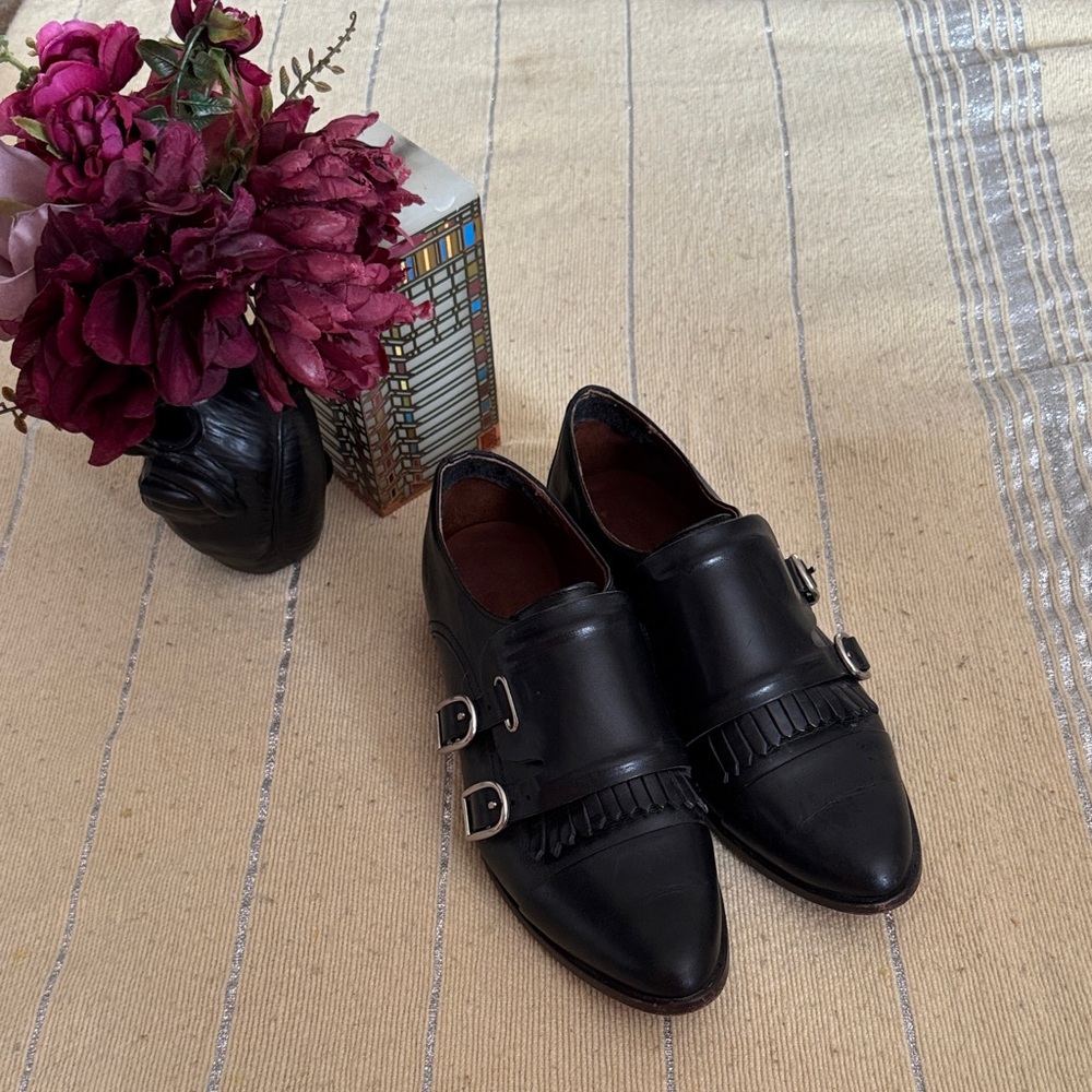 Ariat two24 Black Double Monk Strap Loafers